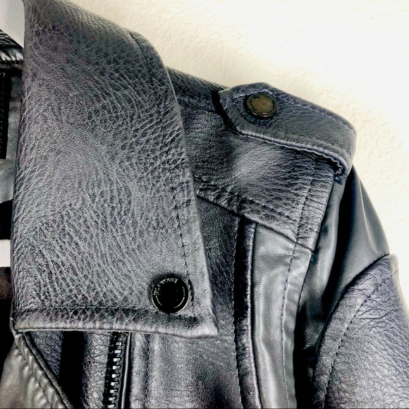 Blank NYC Faux leather Moto Jacket Medium - Picture 3 of 8